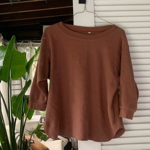 Uniqlo Waffle Knit Thermal